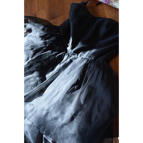 Vintage Strapless Tulle Cocktail Dress Size XS - Picture 2 of 7